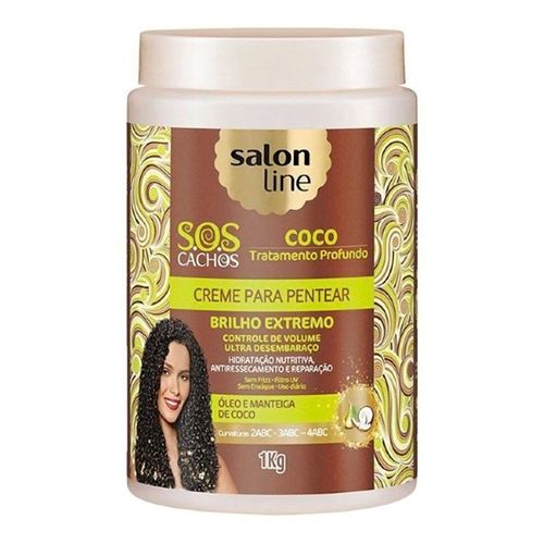 Creme Pentear Sos Coco 1Kgl - Salon Line Sos