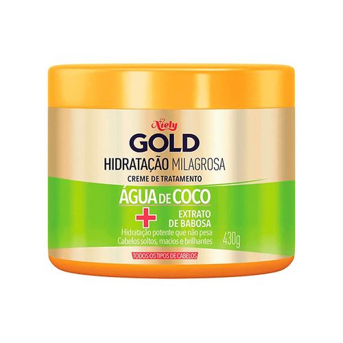 Creme Tratamento Água de Coco 430g Niely Gold