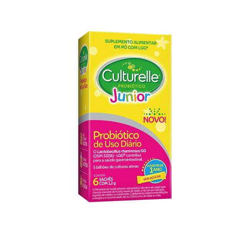 Culturelle Probiótico Júnior - 6 sachês