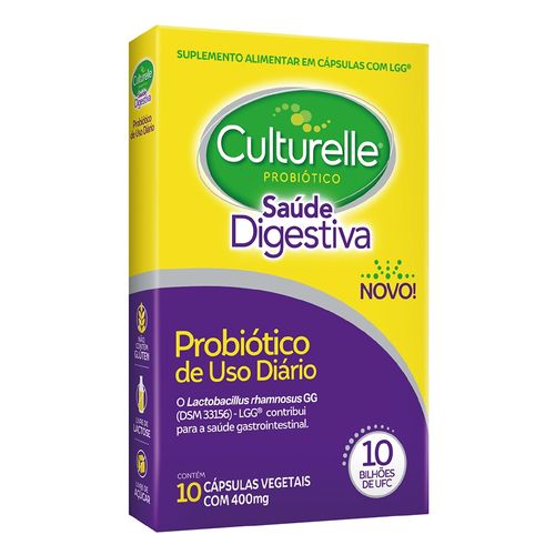 Culturelle Probiótico Saúde Digestiva - 10 Cápsulas