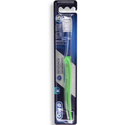 Escova Dental para Aparelho Ortodôntico Macia Corte em V Verde Oral-B