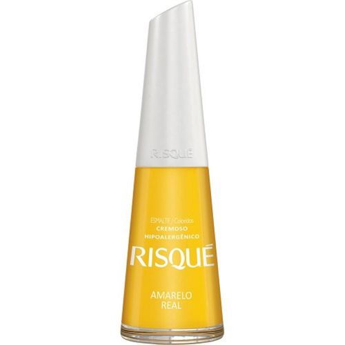 Esmalte Risque Cremosa Amarelo Real 8Ml - Risque