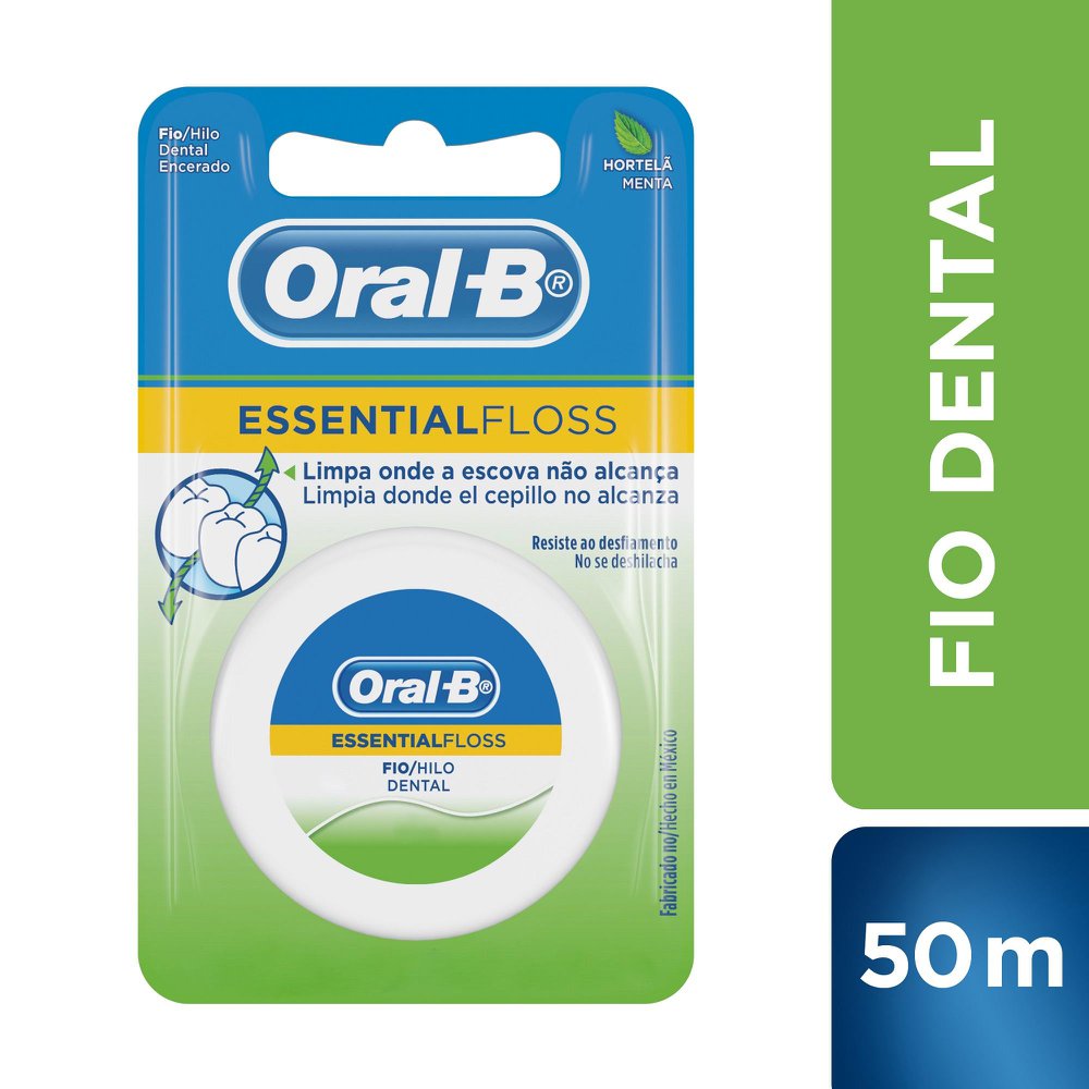 Fio Dental Oral B Essential Floss 50M