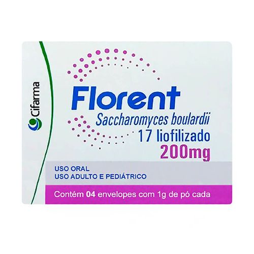 Florent 200mg Pó 1g 4 Env