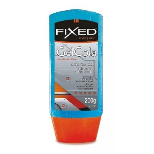 Gel Cola Fixador Fix Azul 200g Fixed