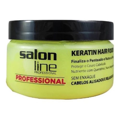 Pomada Capilar Hair Food Nutrition 195g Salon Line para Cabelos Relaxados