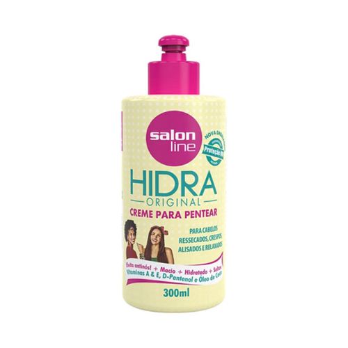 Creme para Pentear Hidratante Sem Enxágue Hidra 300ml Salon Line