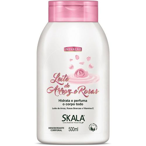 Hidratante Skala Leite Arroz E Rosa 500Ml - Skala