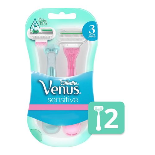 Kit Aparelho Barbear Descartável Venus Upgrade Sensi 02Un - Gillette Venus
