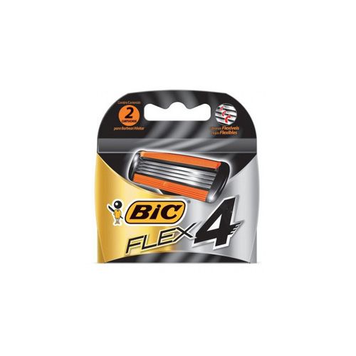 Kit Carga Aparelho Barbear Bic Flex 4 02Un - Bic