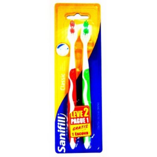 Kit Escova De Dentes Sanifilll Macia - Leve 2 Pague 1 - Sanifill