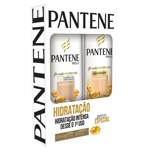 Kit Shampoo Pant 175Ml + Condicionador Hidratante 175Ml - Pantene