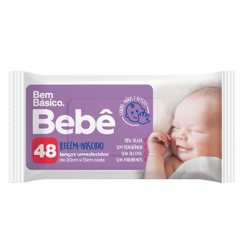 LENCO UMED BEM BASICO BEBE RN C/48