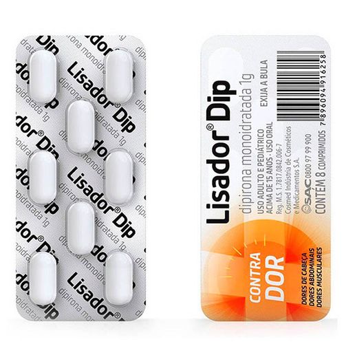 Lisador Dipropionato 1g 8 Comprimidos