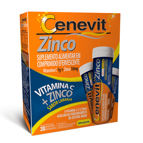 Cenevit Zinco 1G 10Mg 30Cpr Eferv