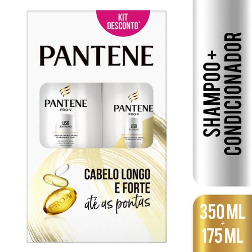 Shampoo Pantene Liso Extremo 350Ml Cd 175Ml
