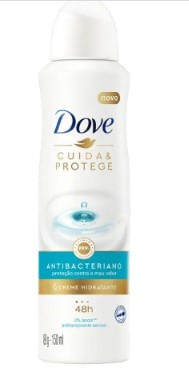 Desodorante Antitranspirante Aerosol Dove Cuida & Protege Antibacteriano