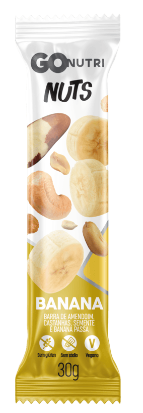 Barra de Nuts GOnutri Banana - 30g