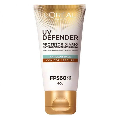 Protetor Solar Uv Defen Escura Fps 60 40G