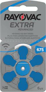 Bateria Aud Rayovac Extra Tam 675 6Un