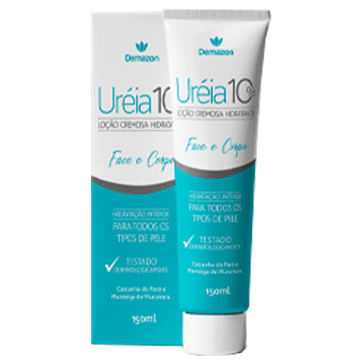 Loção Hidratante Ureia 10% 150ml Demazon – Hidratação para Pés, Mãos e Cotovelos Delta