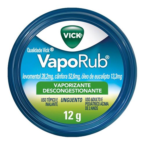 Descongestionante Vick Vaporub - 12g