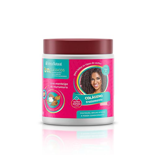 Creme Tratamento Beleza Natural Colageno 500G - Beleza Natural