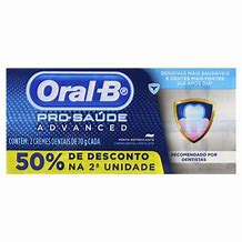 Kit Creme Dent Or B Pro Saude Advan 70G+50% Descon 2A Un