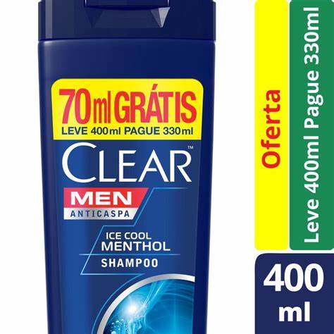 SH CLEAR MEN ICE MENTHOL 400ML