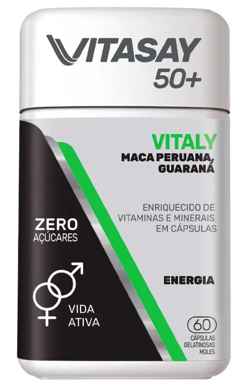 Suplemento Vitamínico Vitasay 50 Vitaly 60 Cápsulas