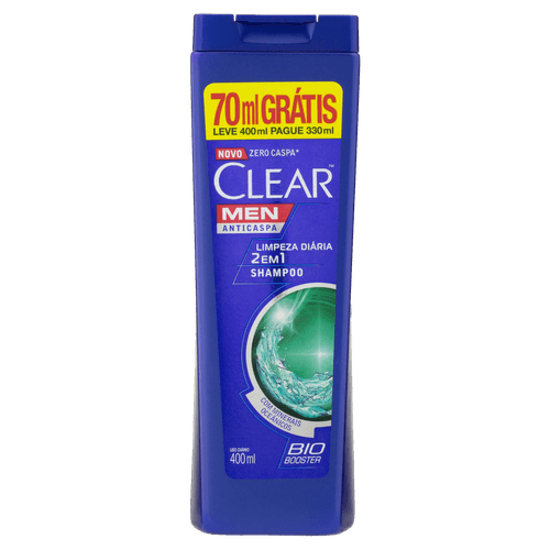 SH CLEAR MEN 2 EM 1 ANTICASPA