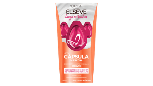 Cápsulas de Tratamento Longos Sonhos Elseve 3x15ml para Cabelos Longos Danificados