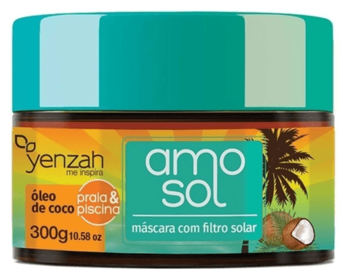 Máscara Hidratante AMO Sol Óleo de Coco 300g Yenzah