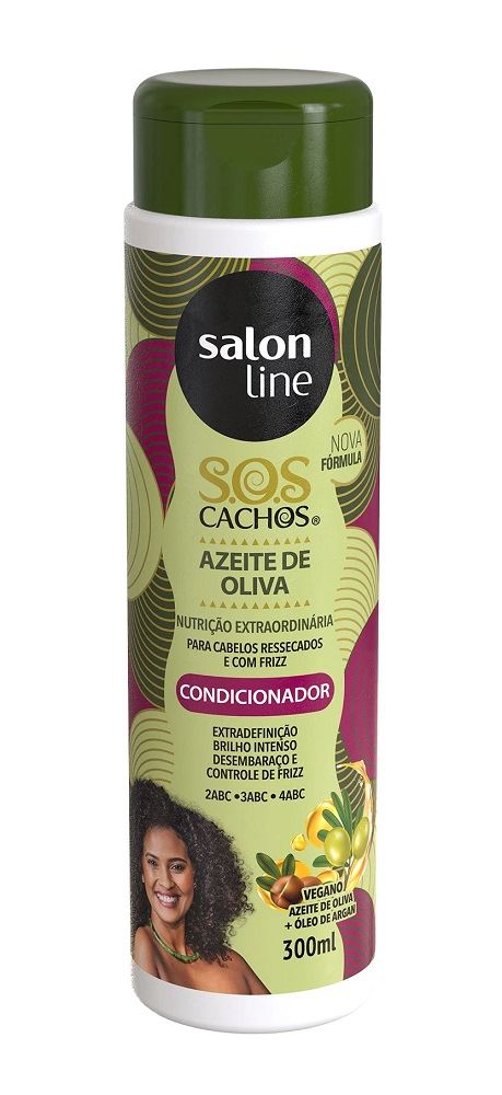 Condicionador SOS Cachos Azeite de Oliva Salon Line 300ml
