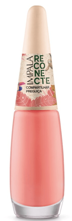 Esmalte Reconecte Preguiça Coral Cremoso Longa Duração Impala
