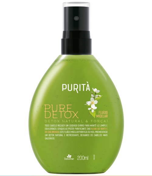 Fluído Micelar Puritá Pure Detox Puritá 200ml