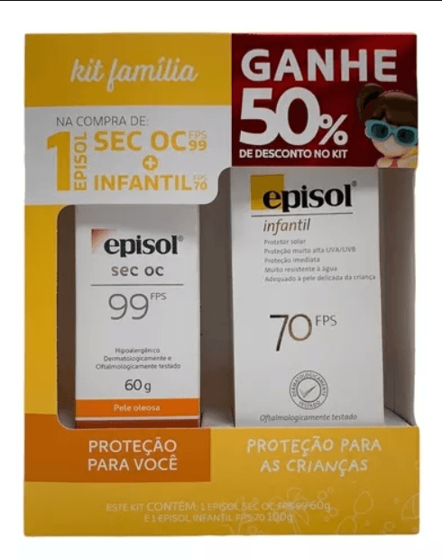 Kit Espisol Ganhe 50% No Sec 99 60G+Inf 70 100G