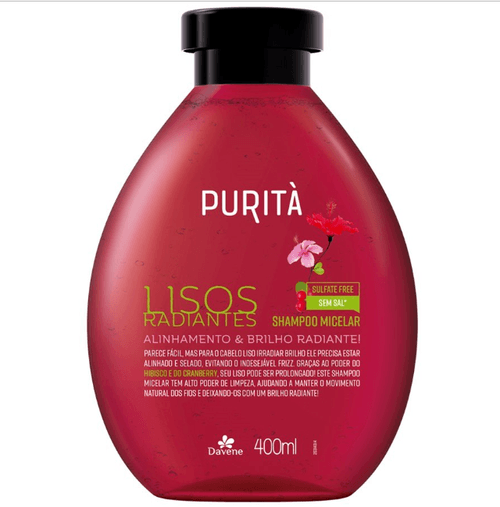 Shampoo Micelar Lisos Radiantes 400ml Purita