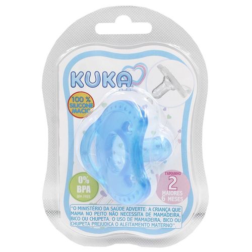 Chupeta Kuka Silic Soft Comfort Mc N2 Azul