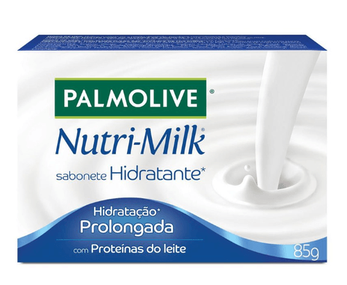 Sabonete Barra Hidratação Prolongada Palmolive Nutri-Milk Caixa 85g