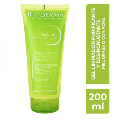 Gel de Limpeza Facial Sebium Gel Moussant Bioderma 200ml