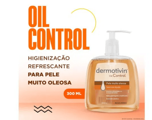 Sabonete Líquido Facial Dermotivin Control 300ml