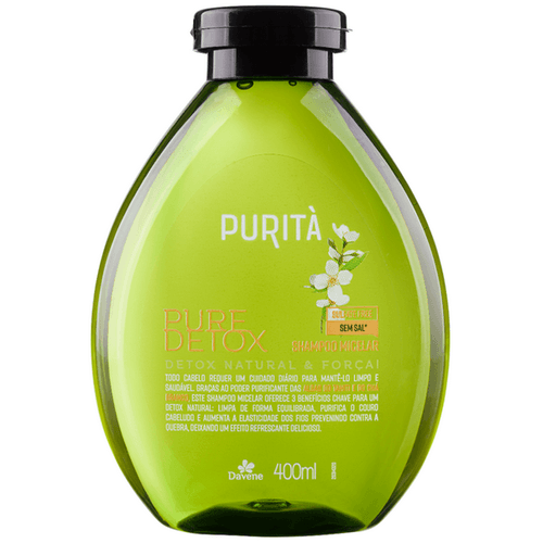 Shampoo Micelar Puro Detox Puritá 400ml