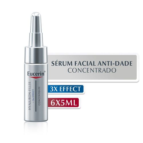 Eucerin Hyaluron-Filler Concentrate Sérum Facial Anti-Idade 6X5ml