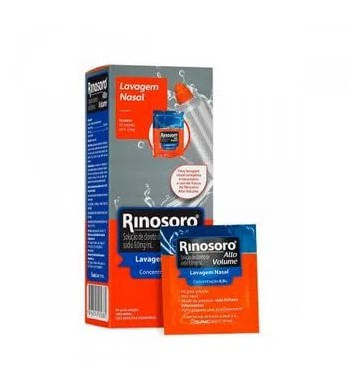 Solução Nasal Rinosoro Alto Volume Cosmed 2,16g Pó para Solução 30 Sachês