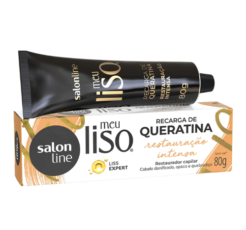 CONDICIONADOR SALON LINE M LISO RECA QUER REST INT 80G