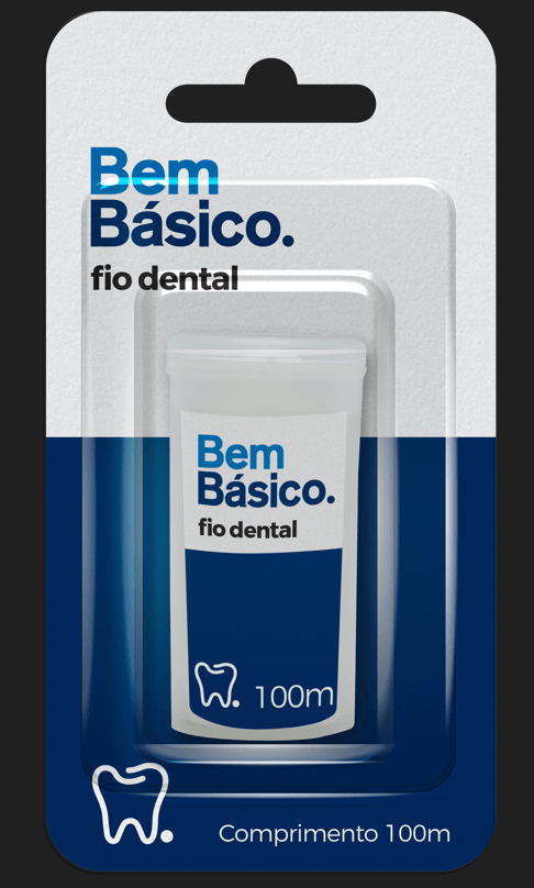 FIO DENTAL BEM BASICO 100M