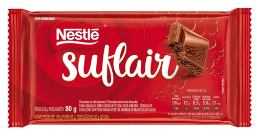 CHOC SUFLAIR AO LEIT 80G