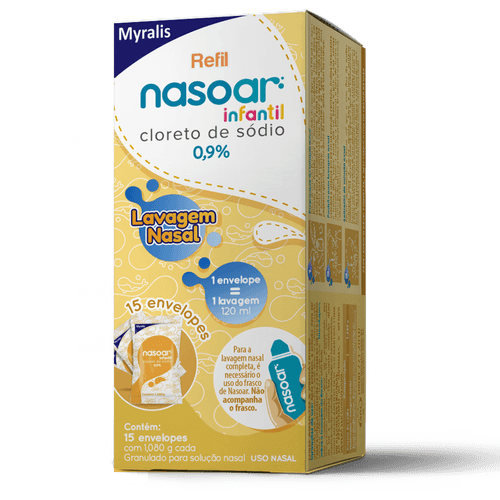 NASOAR INFANTIL 0,9% 15ENV 1,08G REFIL