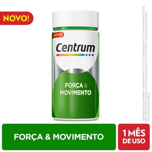 Centrum Suplemento Vitaminico Força e Movimento Multivitamínico 30 Cáps
